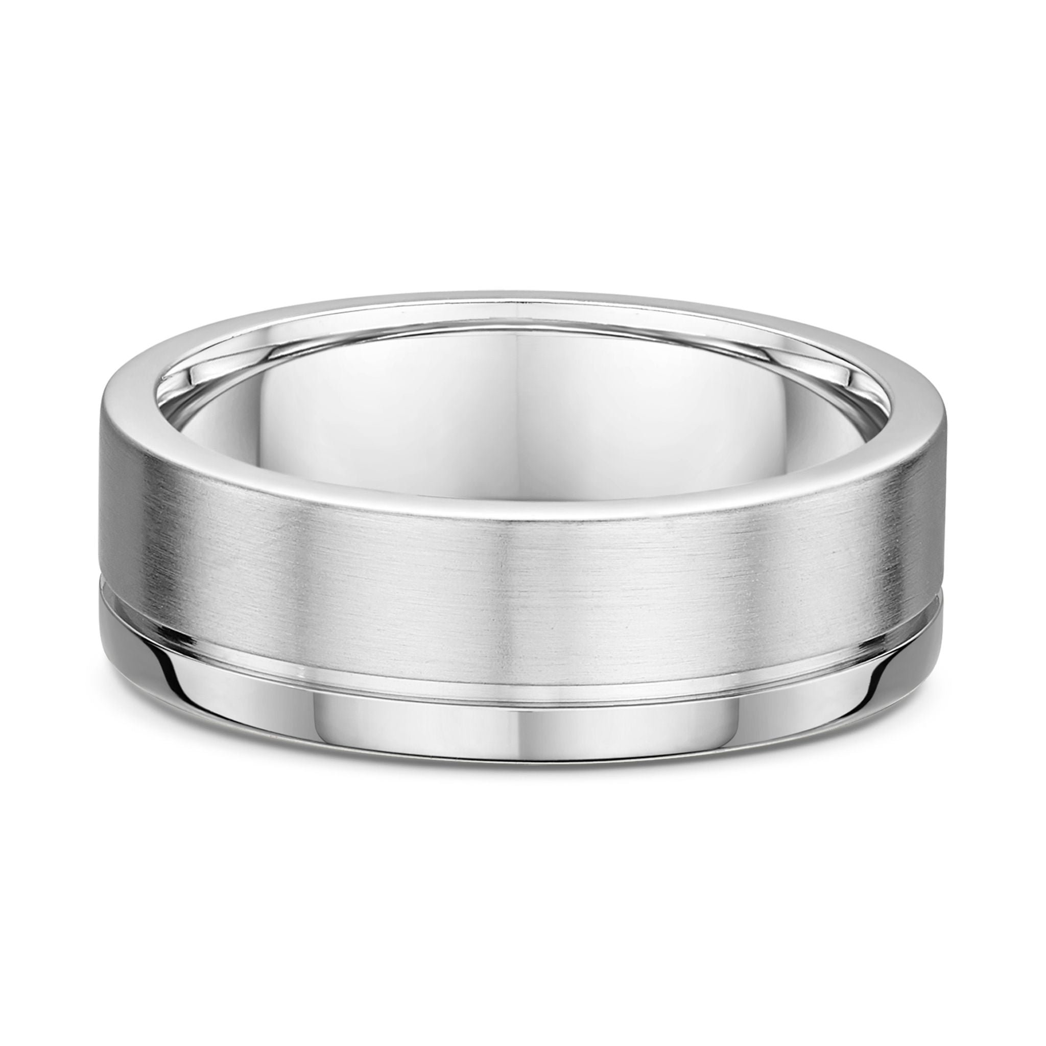 Satin & Polish Wedding Band